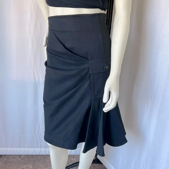Byron Lars Beauty Mark Black Skirt - Picture 1 of 6